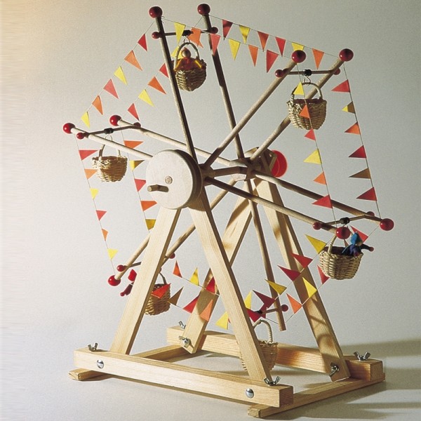 Kraul Spielzeug Riesenrad mit 3 Püppchen